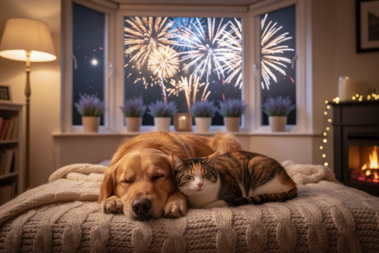Silvesterstress bei Tieren – Hund, Katze und Pferd reagieren sensibel auf Feuerwerk