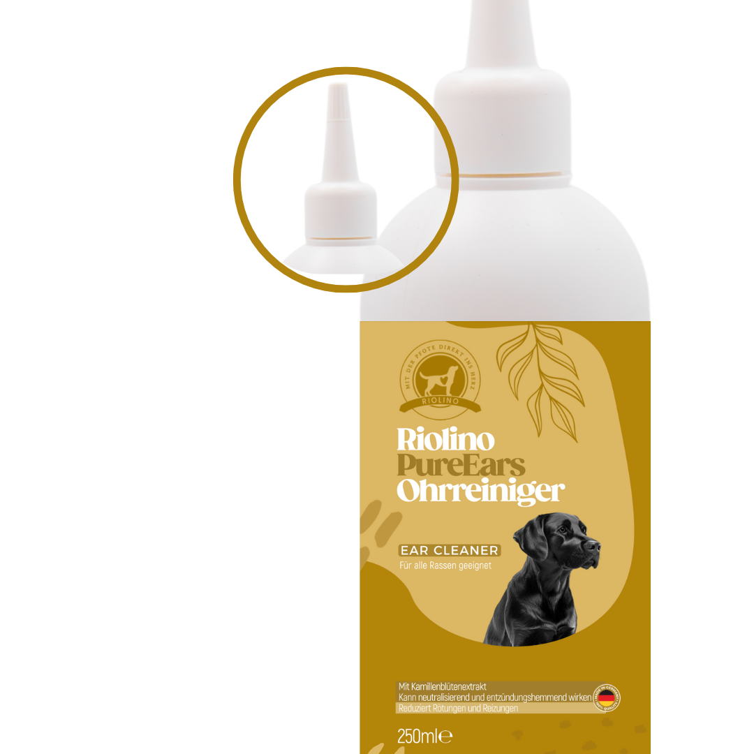 Riolino PureEars– Sanfte Reinigung für empfindliche Ohren - TierVita