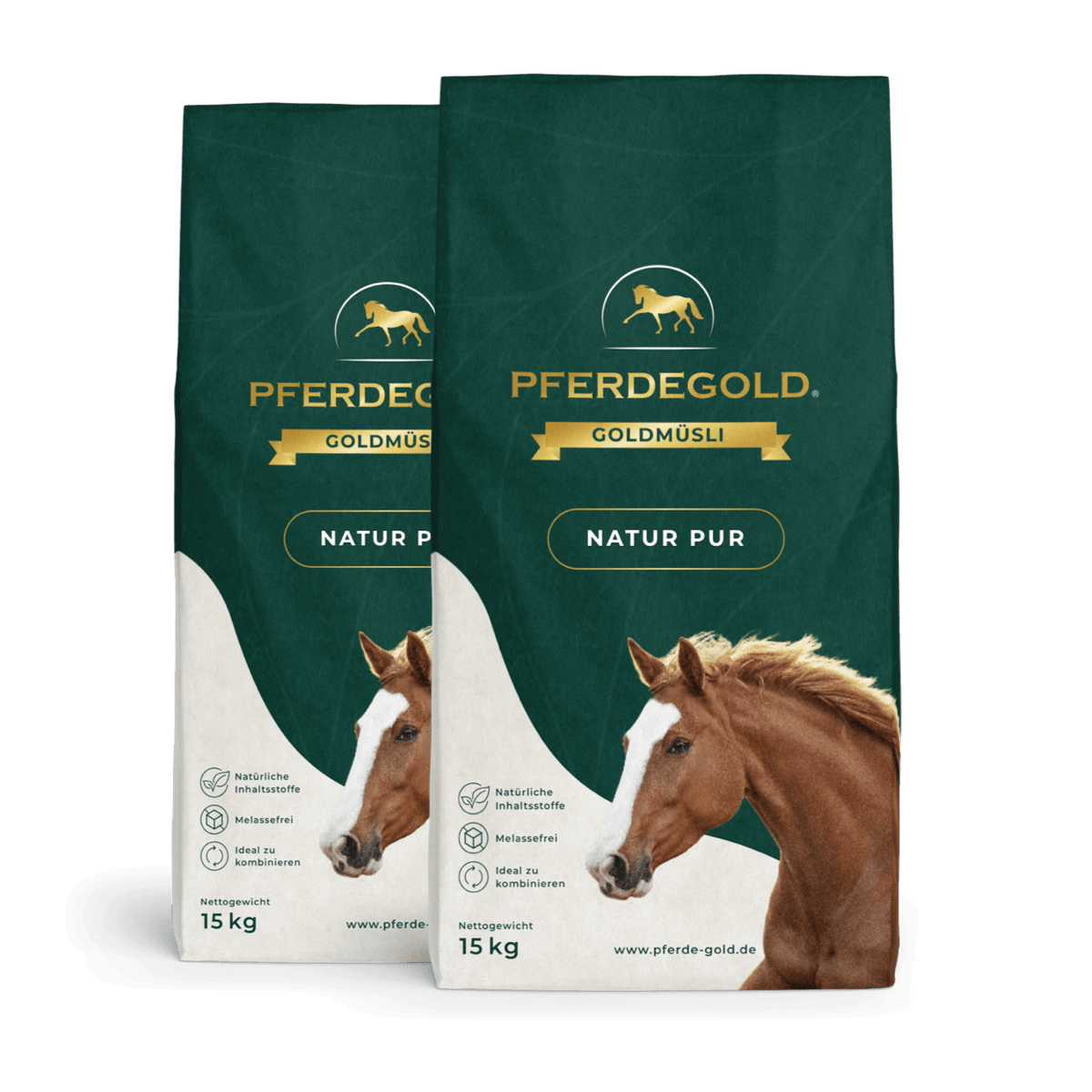 Pferdegold® Goldmüsli® Natur Pur – Getreidefreies Müsli für Pferde jeden Alters