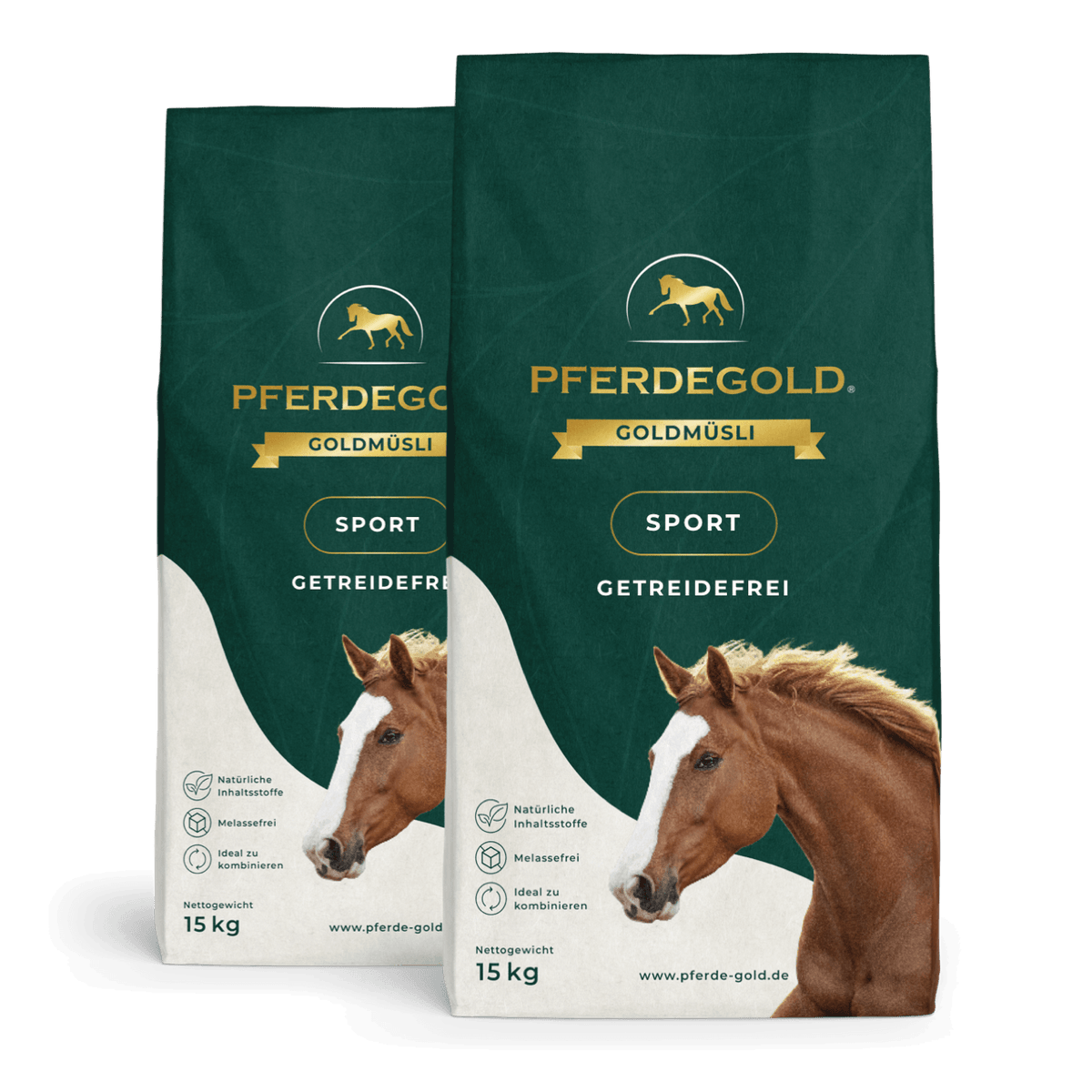 Pferdegold® Goldmüsli® Sport Getreidefrei – Pferdefutter für sportliche Pferde