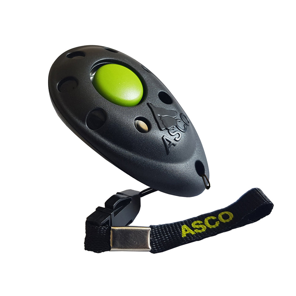 ASCO Premium Clicker – Clickertraining Profi Klicker für Hunde, Katzen, Pferde - TierVita