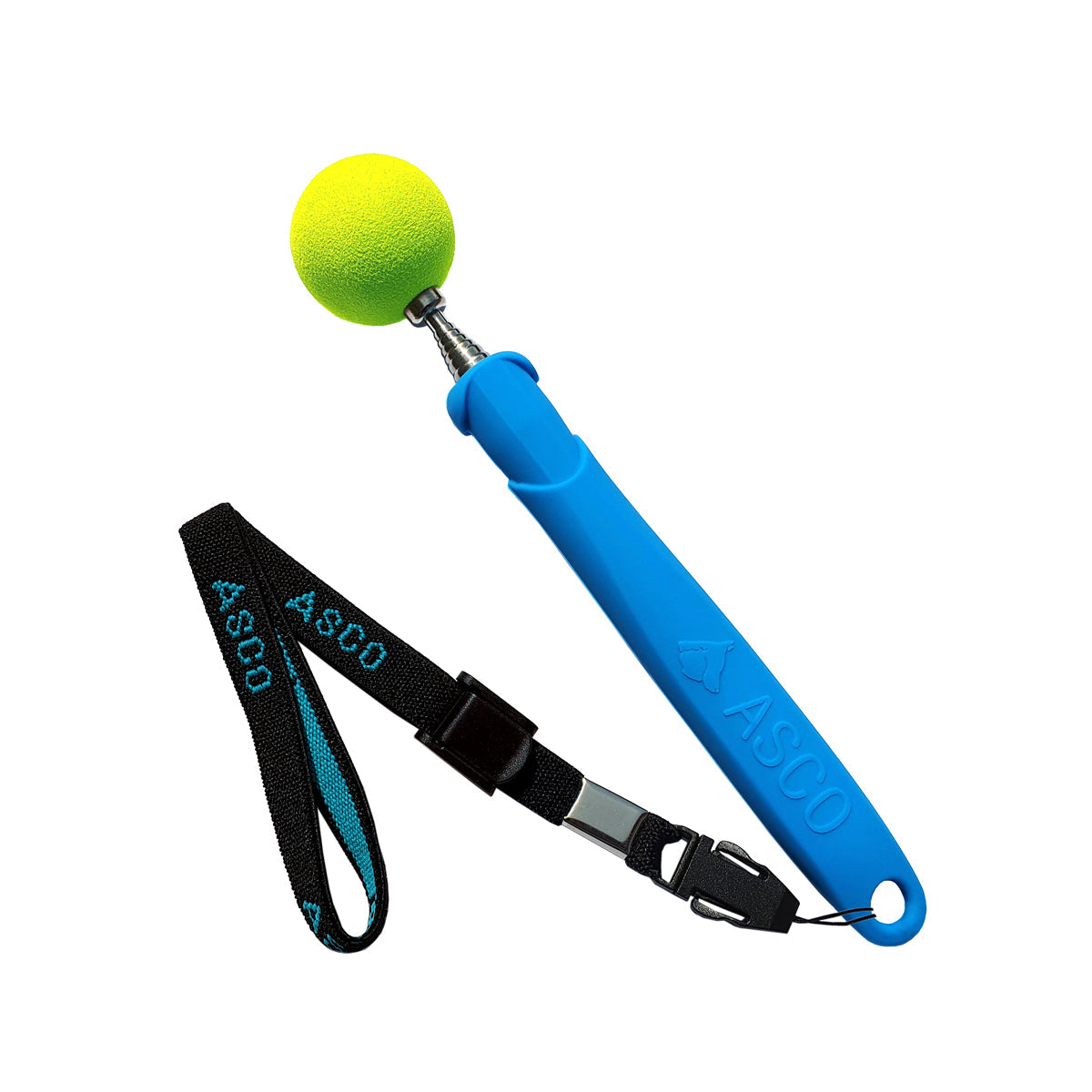 ASCO Target Stick - Target Stab für Hunde Katzen Targettraining - Targetstick ausziehbar mit Softball - Edelstahl Targetstab mit Teleskopfunktion - TierVita
