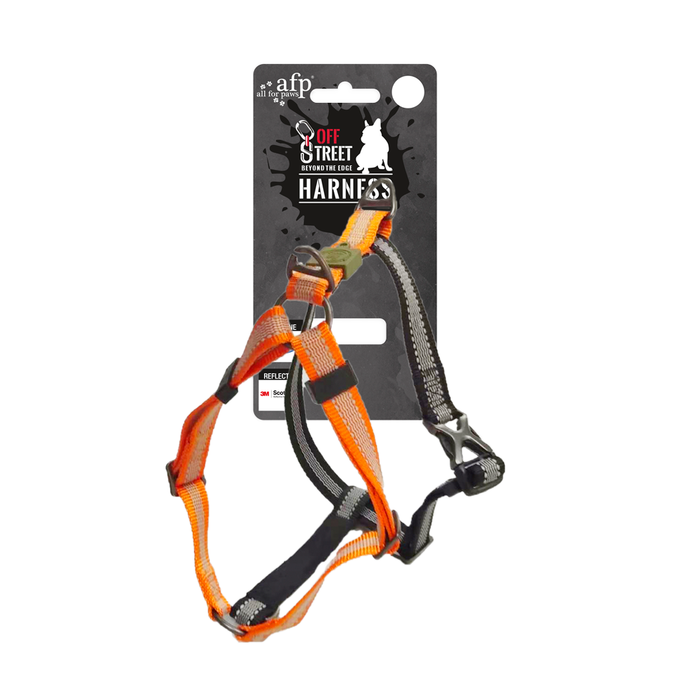 AFP Off Street - Dog Non-Pull Harness Mandarine L