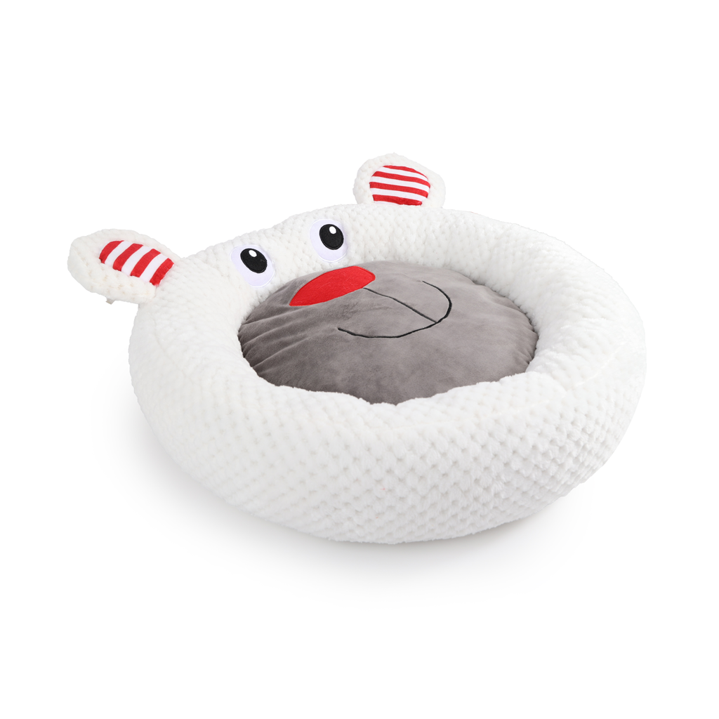 AFP Happy Holidays Merry Comfortable Bed Eisbär