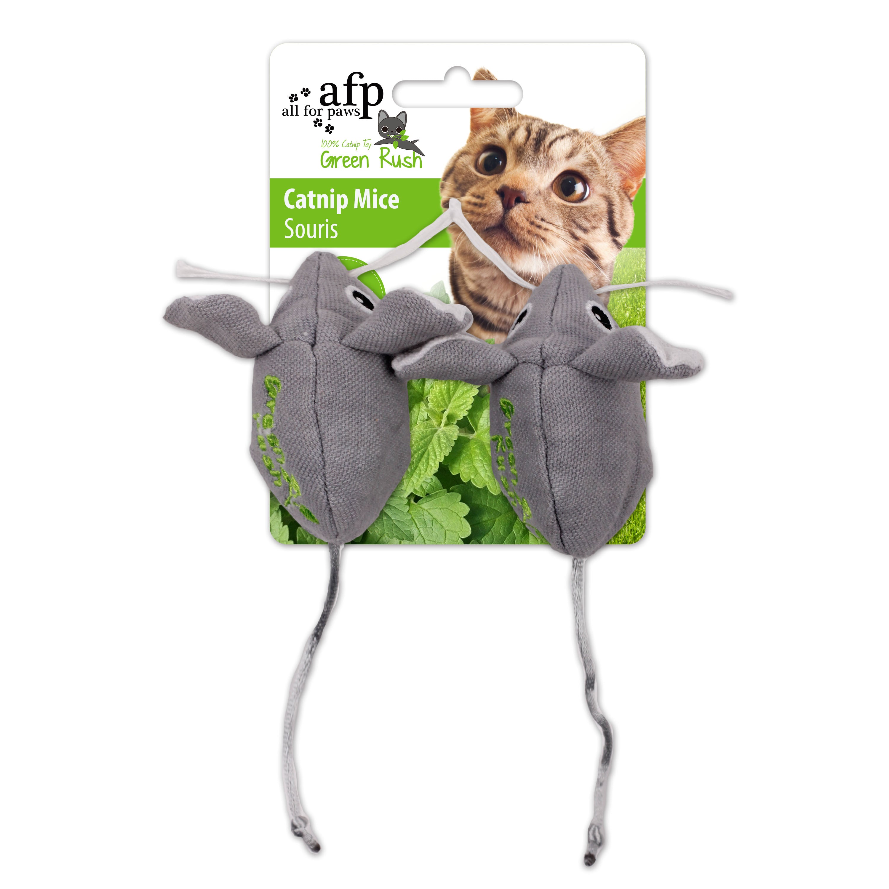 AFP Green Rush - Catnip Mice (2-Pack)