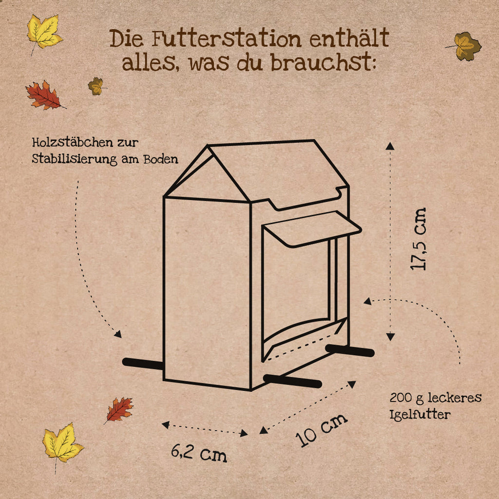 Freiluftbuffet für Igel - TierVita