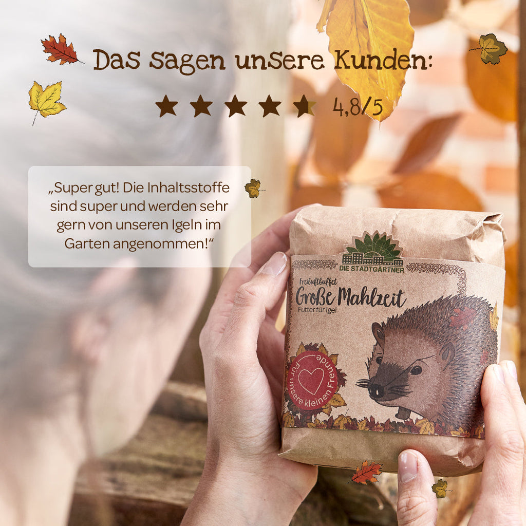 Große Mahlzeit – 1 L Igelfutter - TierVita