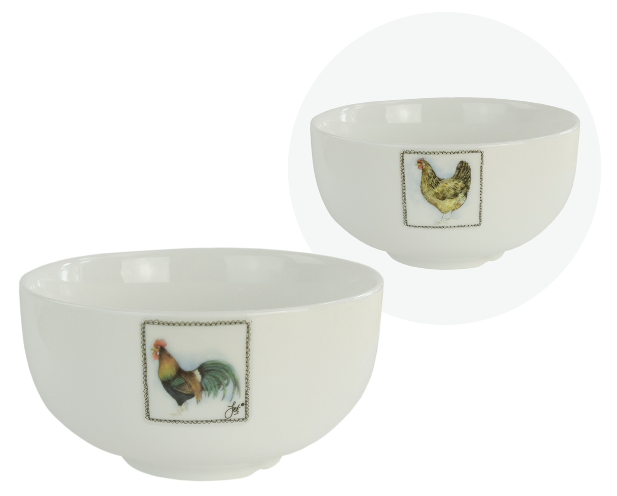HofundZoo Schale Hahn/Huhn