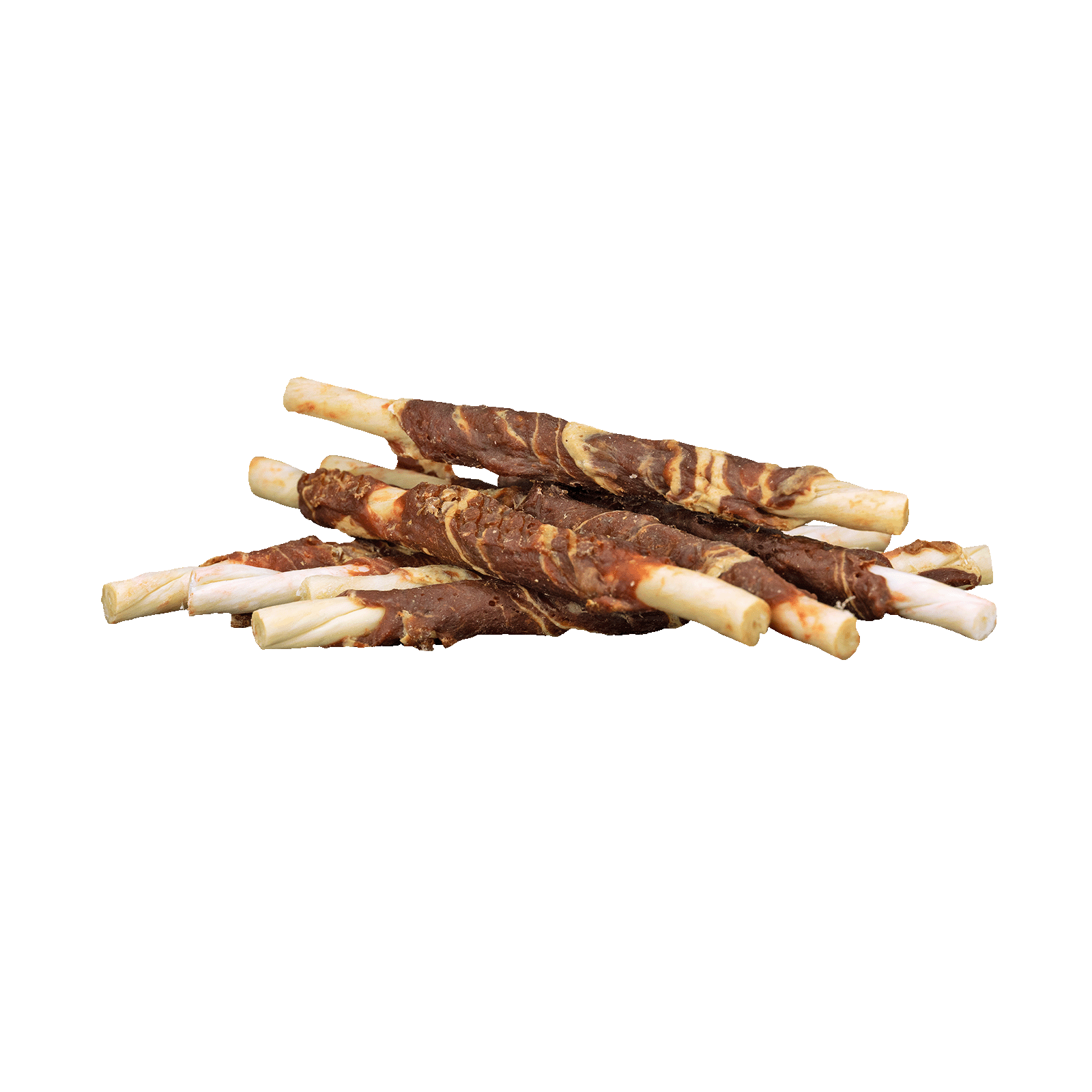 Braaaf Rawhide Roll Sticks Rind & Fisch - 8 St.