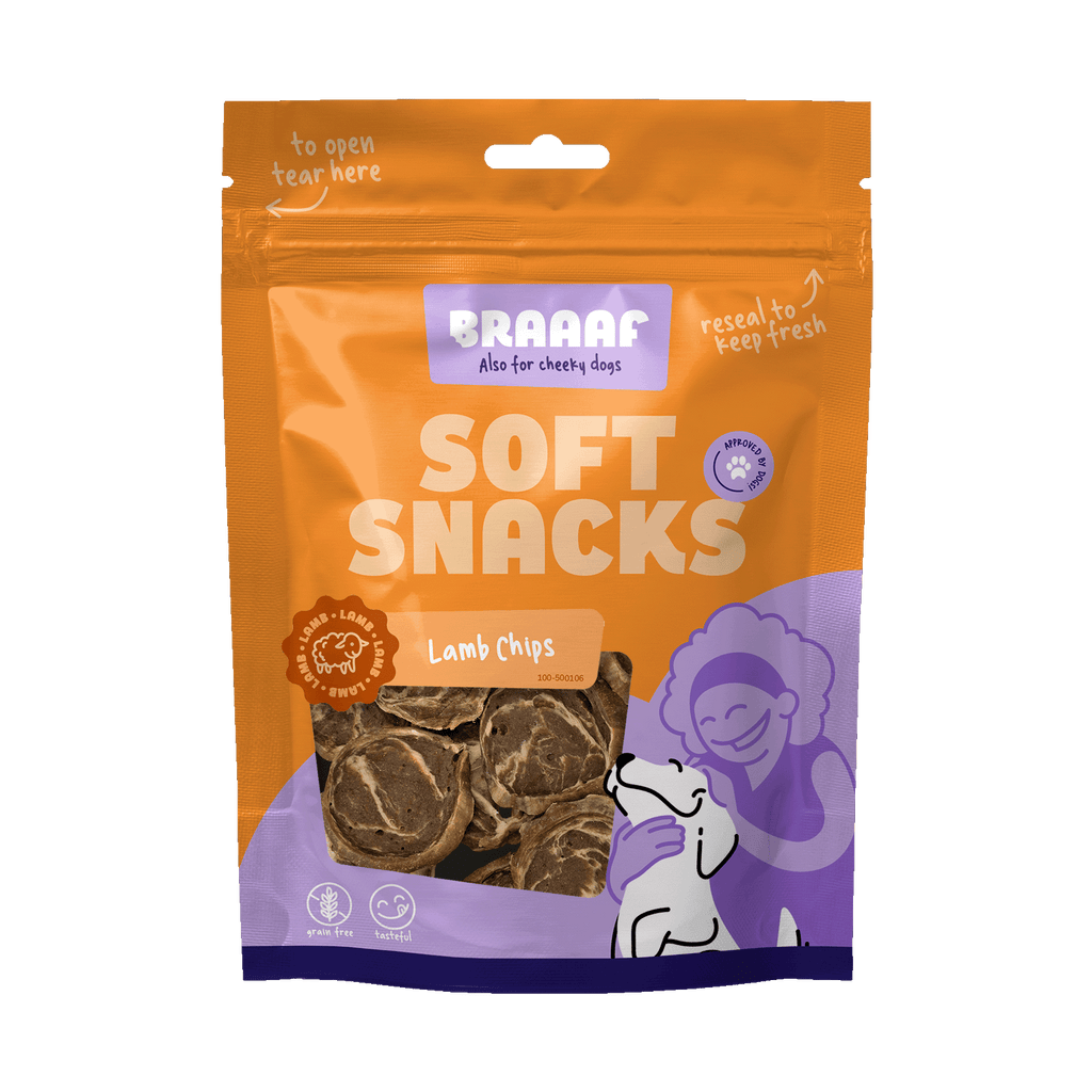 Braaaf Soft Snack Chips - Lamm & Fisch
