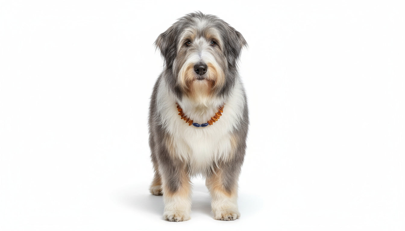 Hunde Bernsteinkette Lapislazuli Länge 43 cm - TierVita