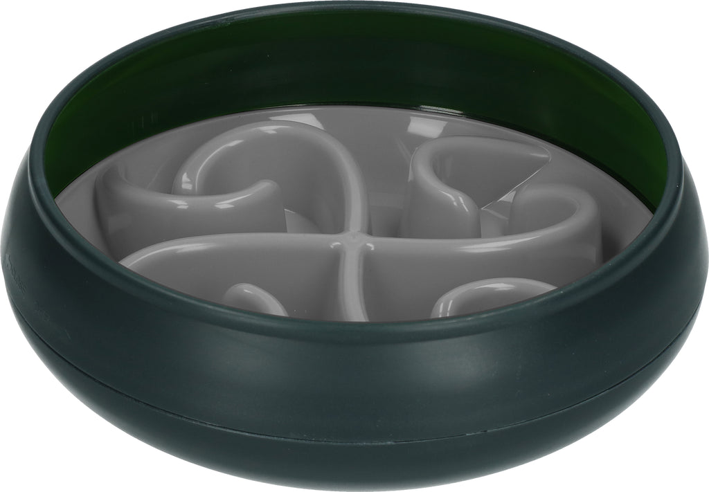 Eat Slow Live Longer Tumble Feeder Grau
