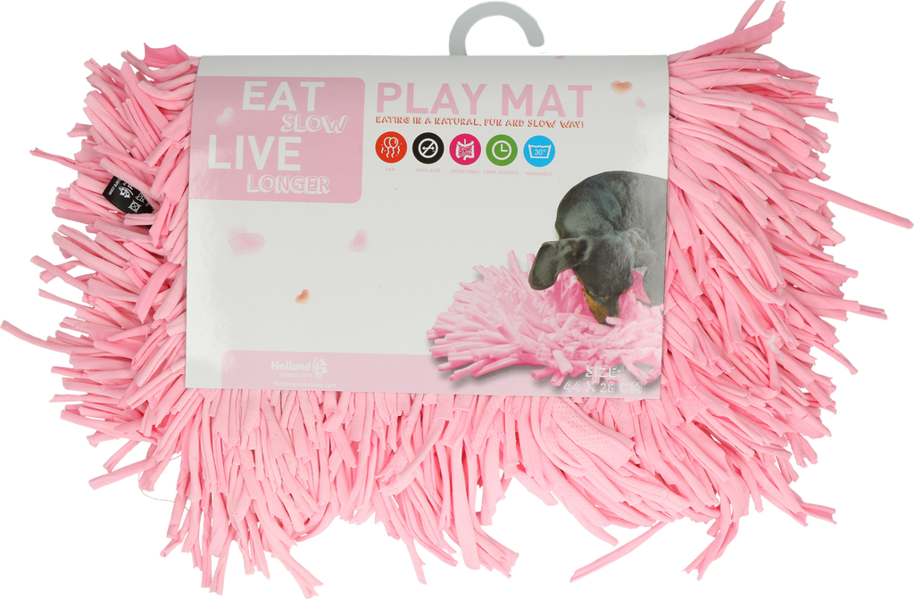 Eat Slow Live Longer Play Mat Rosa