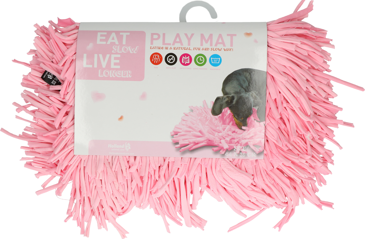 Eat Slow Live Longer Play Mat Rosa