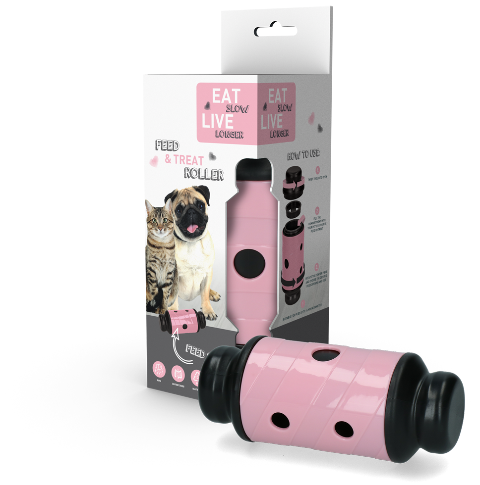 Eat Slow Live Longer Feed & Treat Roller Rosa S