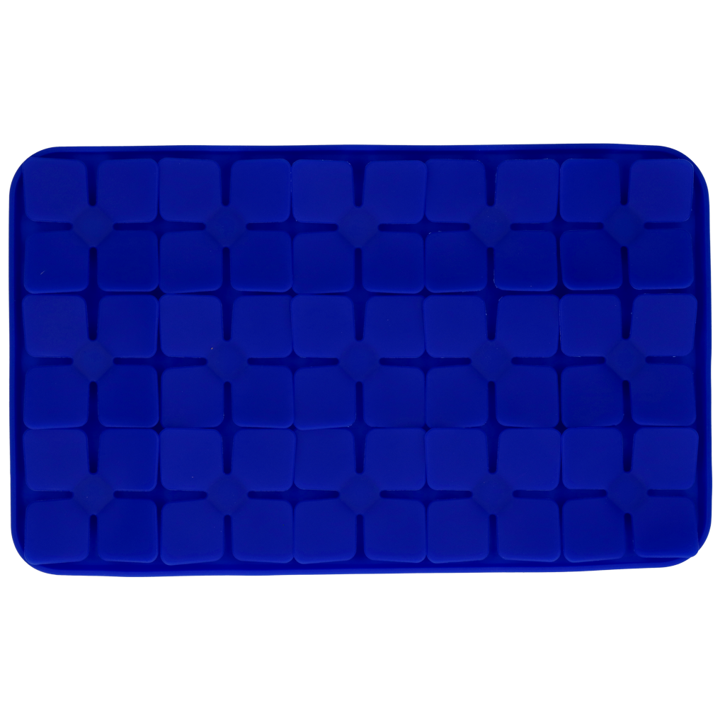 Eat Slow Live Longer Lick Mat Dimensions Flower Blau