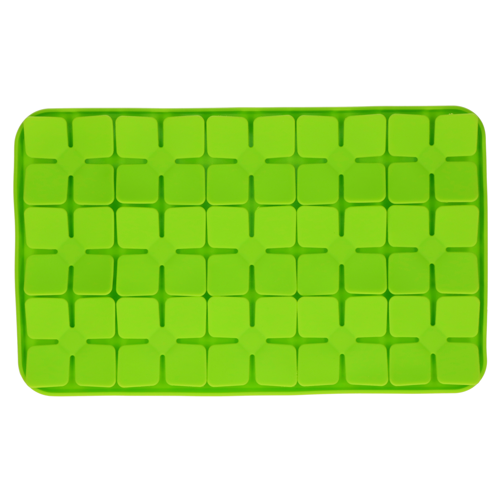 Eat Slow Live Longer Lick Mat Dimensions Flower Grün