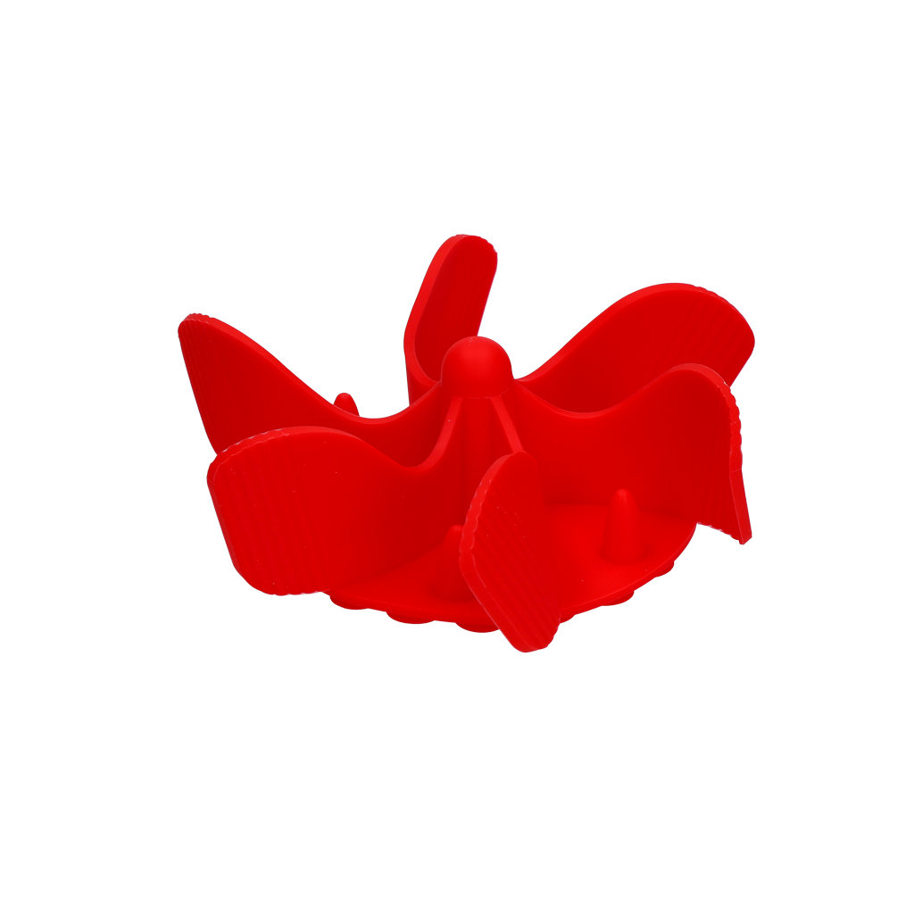 Anti-Schling Napf Einsatz Gobble Stopper Rot M – Eat Slow Live Longer