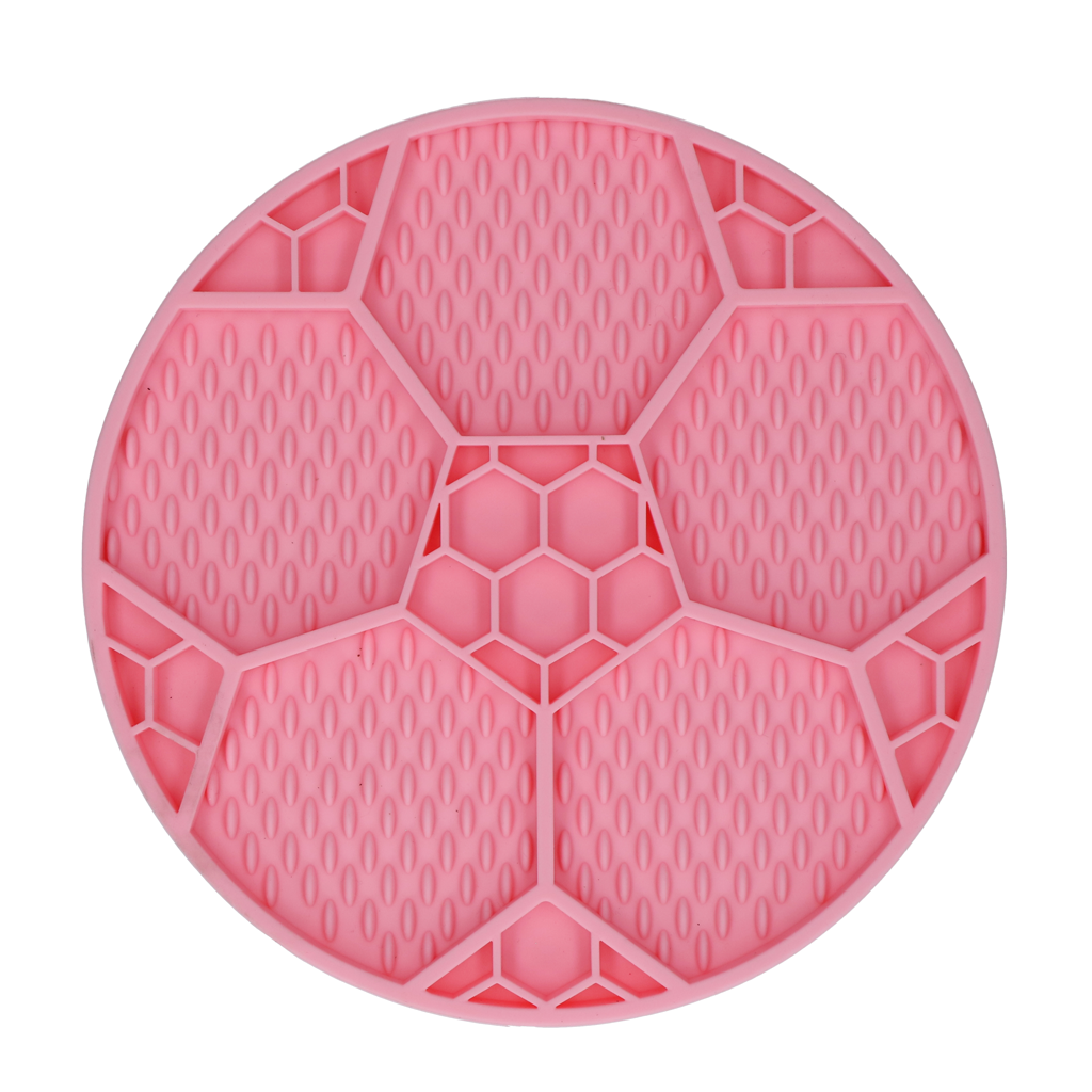 Eat Slow Live Longer Lick Mat Soccer Ball Rosa