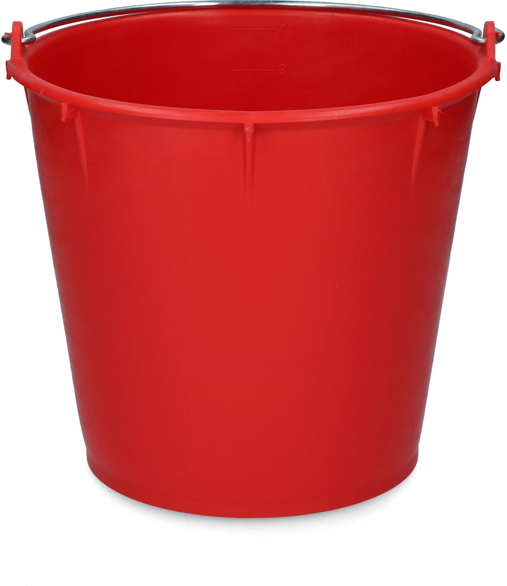 Eimer 7 l mit Griff Rot