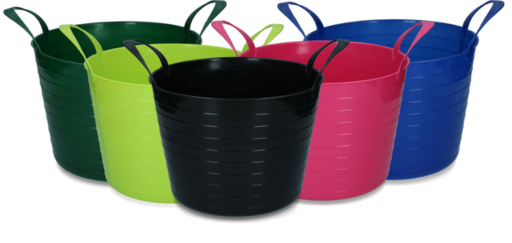 Eimer V-Trug Flexi Blau 14 l Rosa