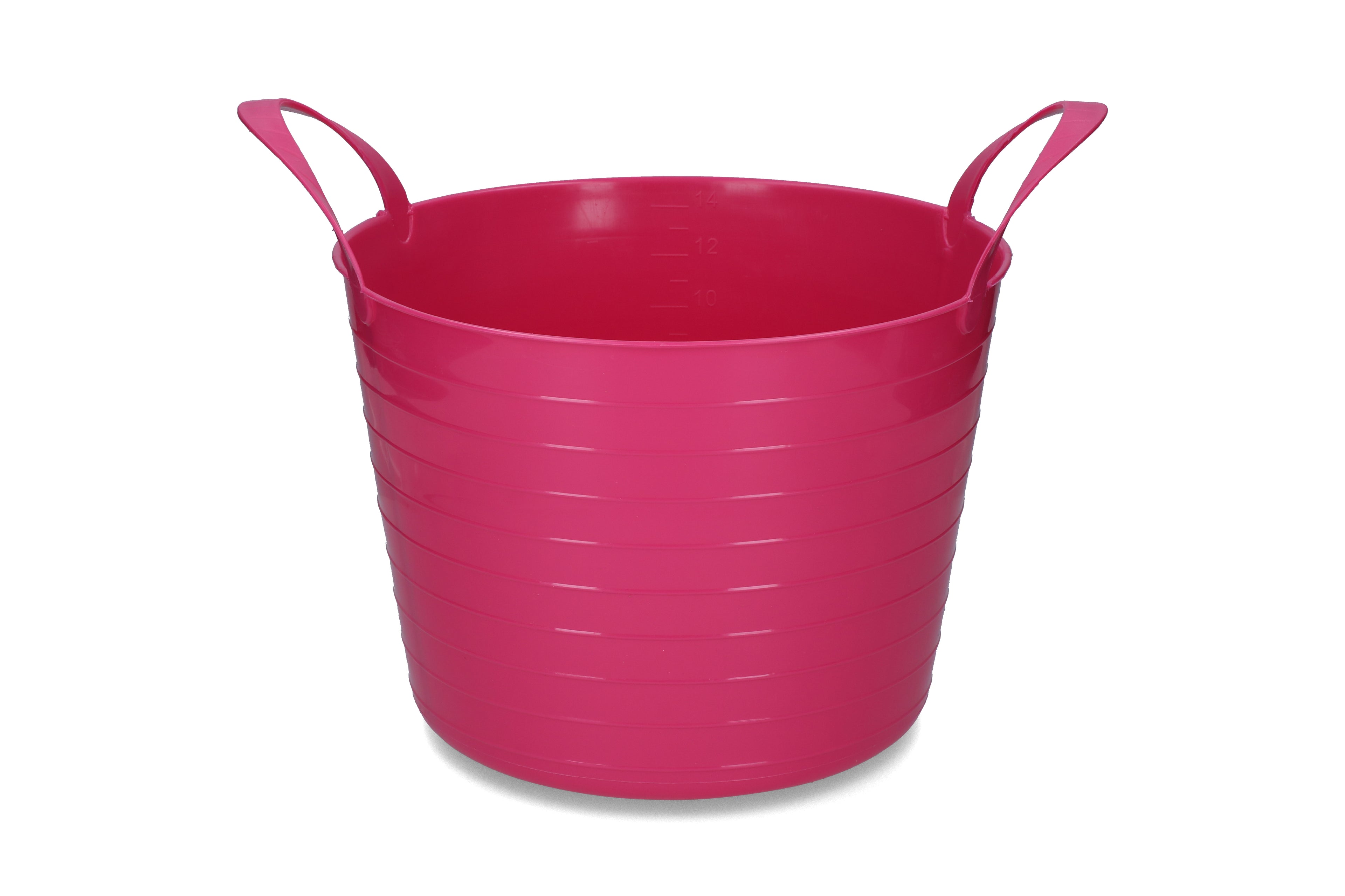 Eimer V-Trug Flexi Blau 14 l Rosa