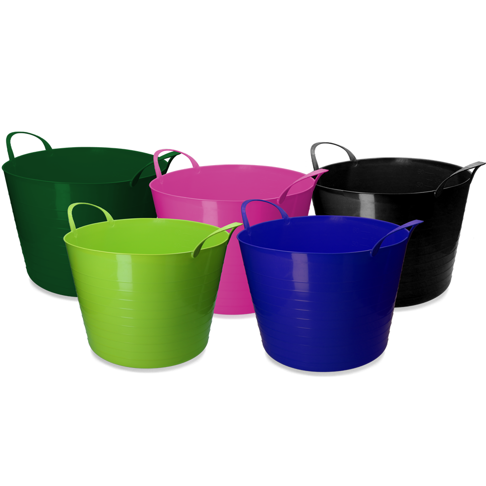 vPlast Eimer V-Trug Flexi 65 l Grün