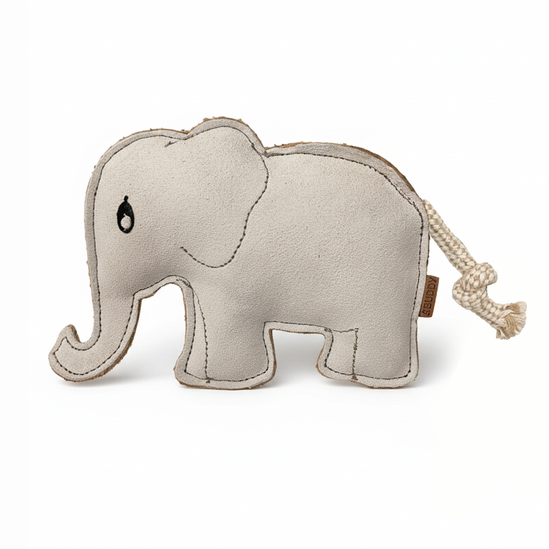BUDDY. Hundespielzeug aus Leder "Elefant" - TierVita