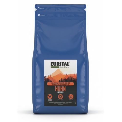 Eurital Basic Choice - Huhn mit Reis - große Hunde