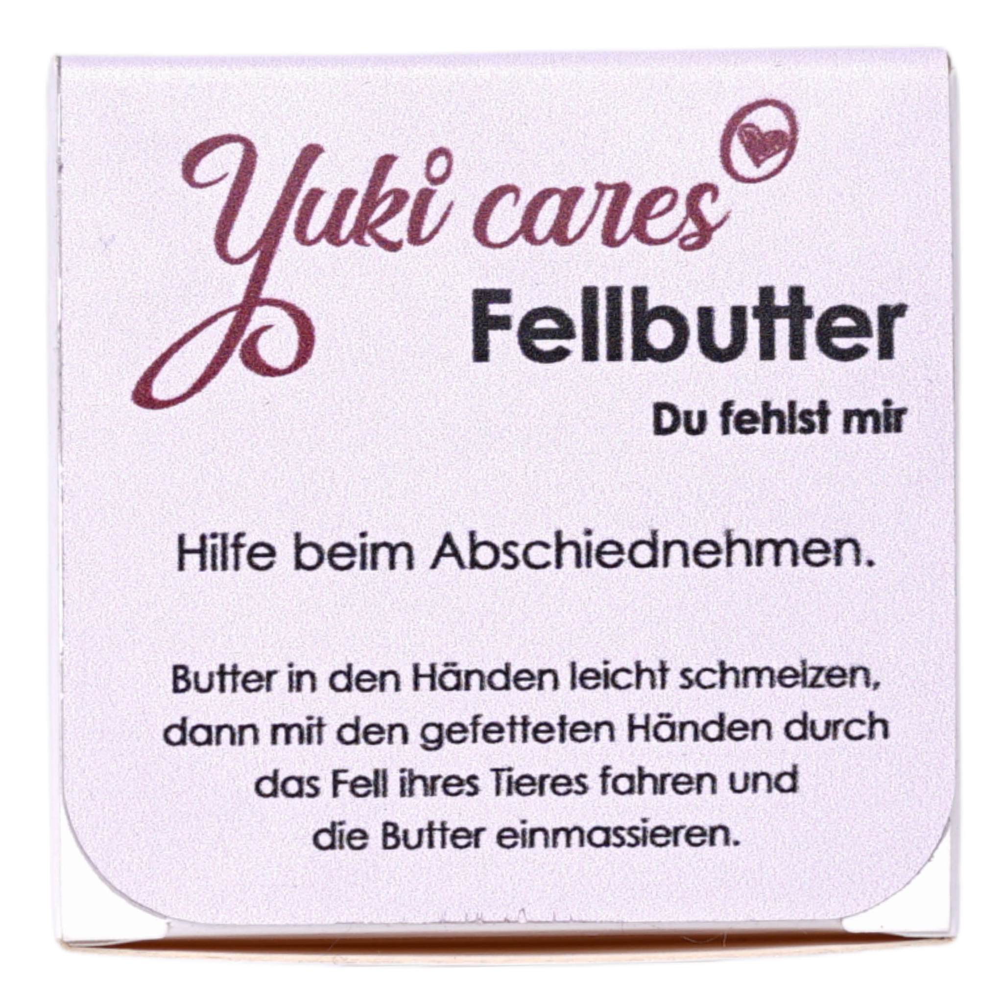 Fellbutter Du fehlst mir - TierVita