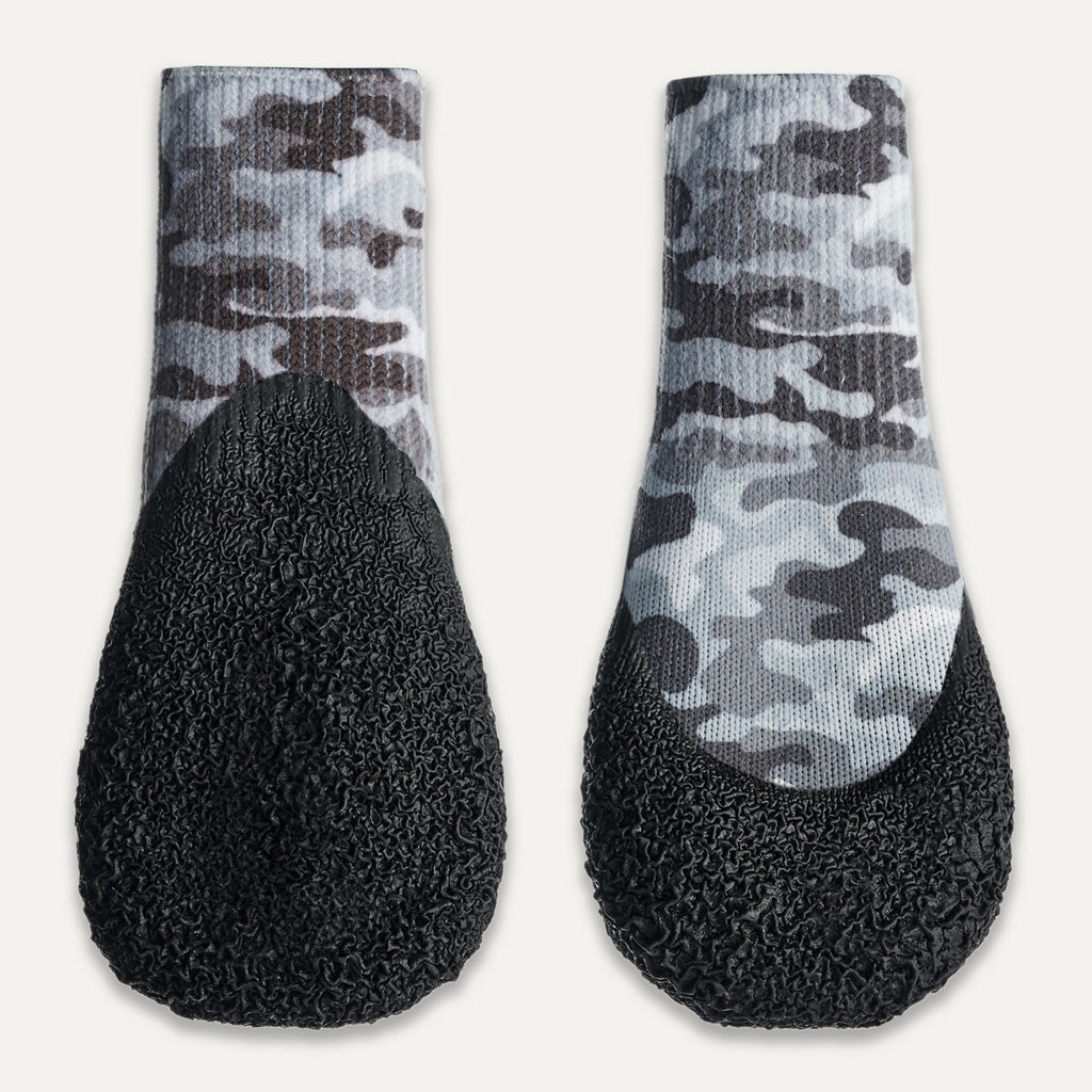 Goo-eez Dog Boots Lites 4 Per Pack M Camo/Schwarz