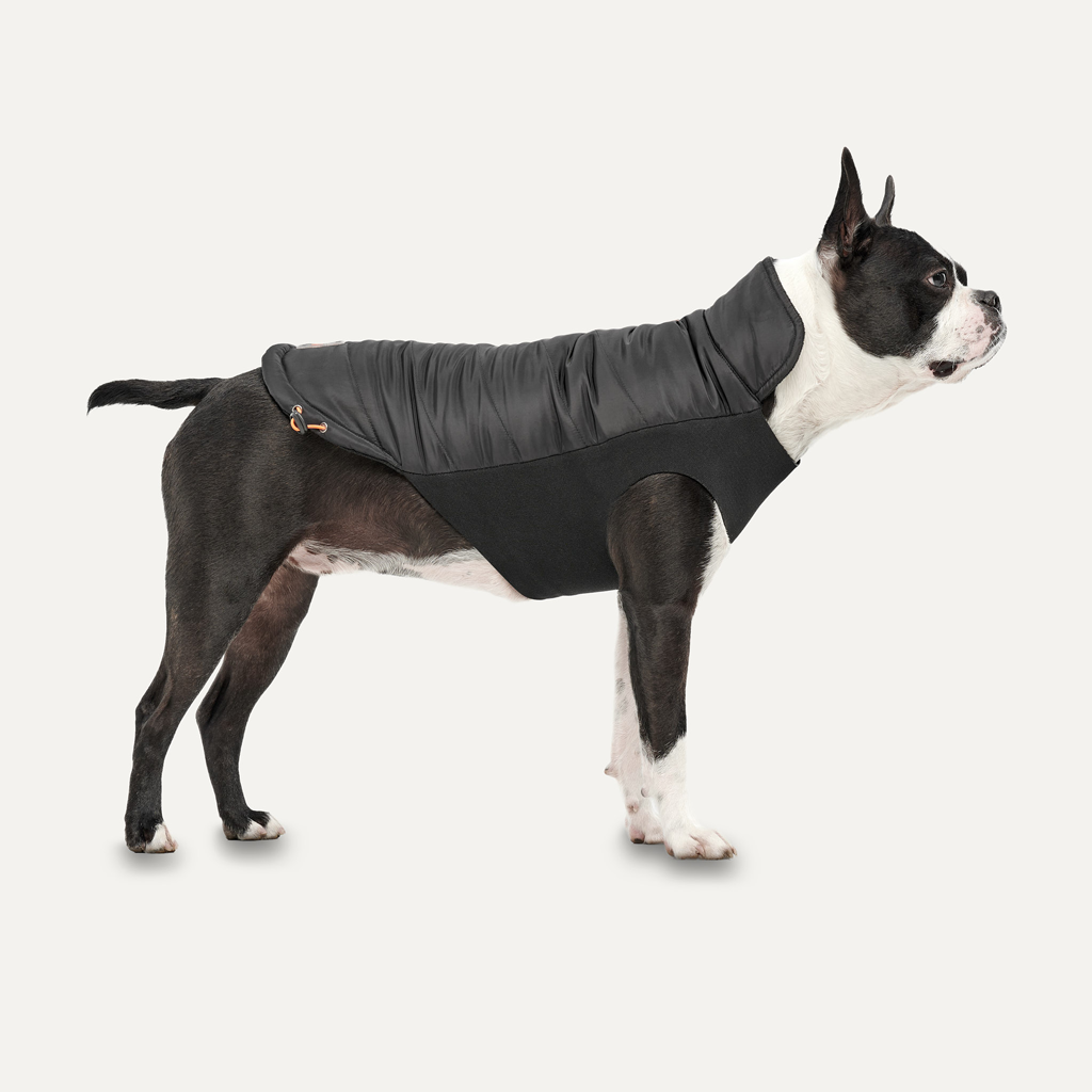 Goo-eez Mock Neck Signature Wrap Jacket XS Schwarz