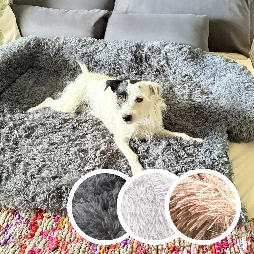 Hundebett "Balu" kuschelig weiche & waschbare Auflage – mit hohem Rand für Auto & Sofa - TierVita