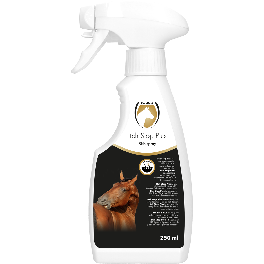 Excellent Horse Itch Stop Plus Spray – Beruhigendes Hautspray für Pferde, 250 ml