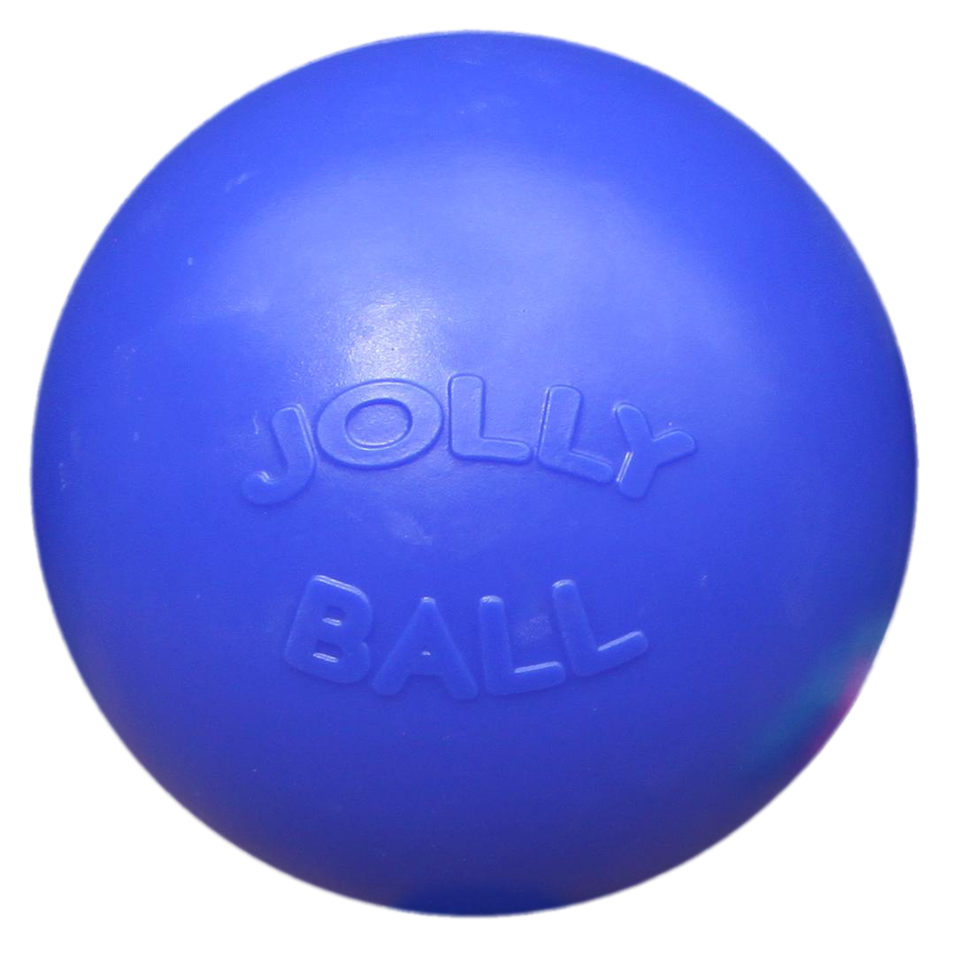 Jolly Ball Push-n-Play Hundespielzeug – Unverwüstlich & befüllbar | Blau XL 35cm