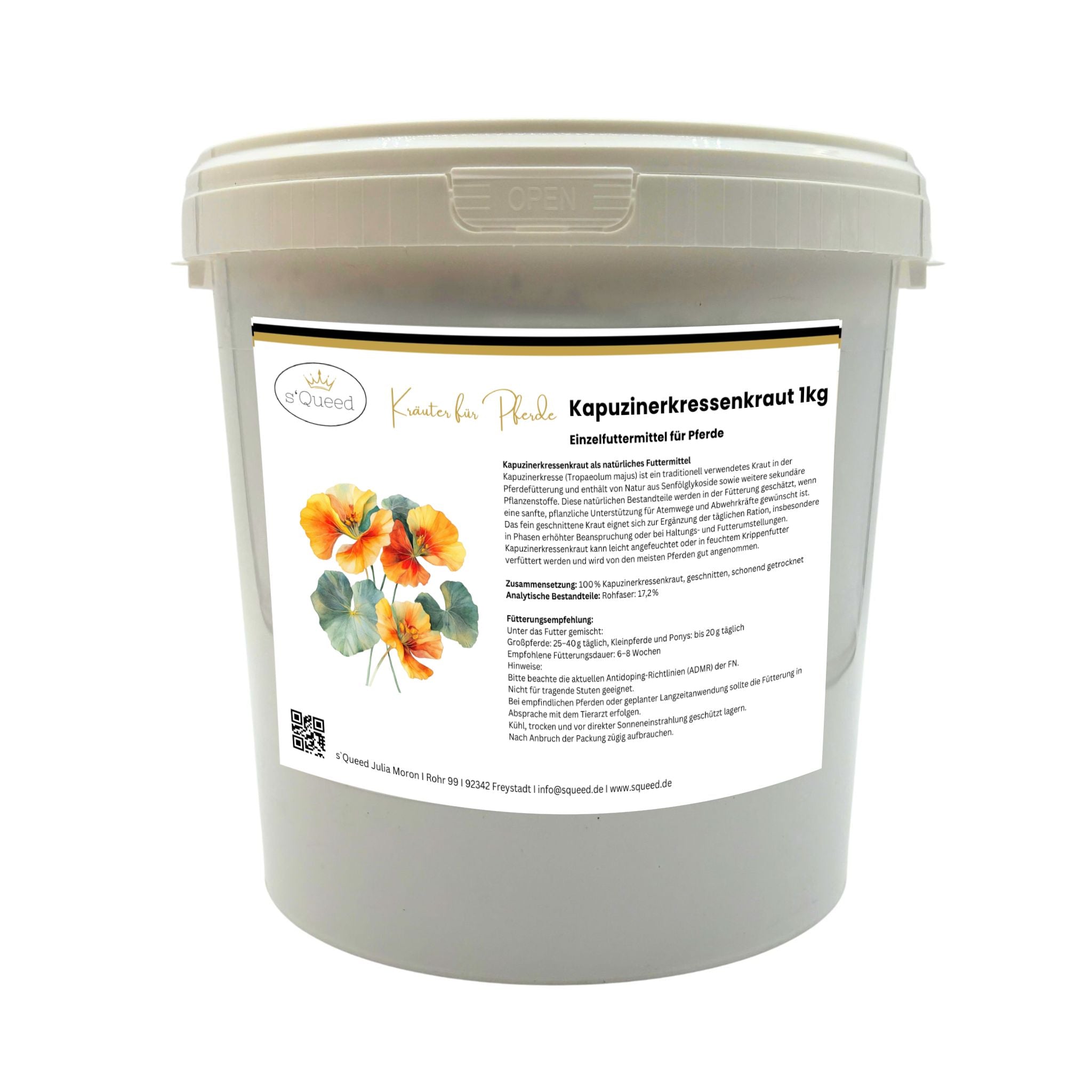 Kapuzinerkresse Pferd 1kg - TierVita