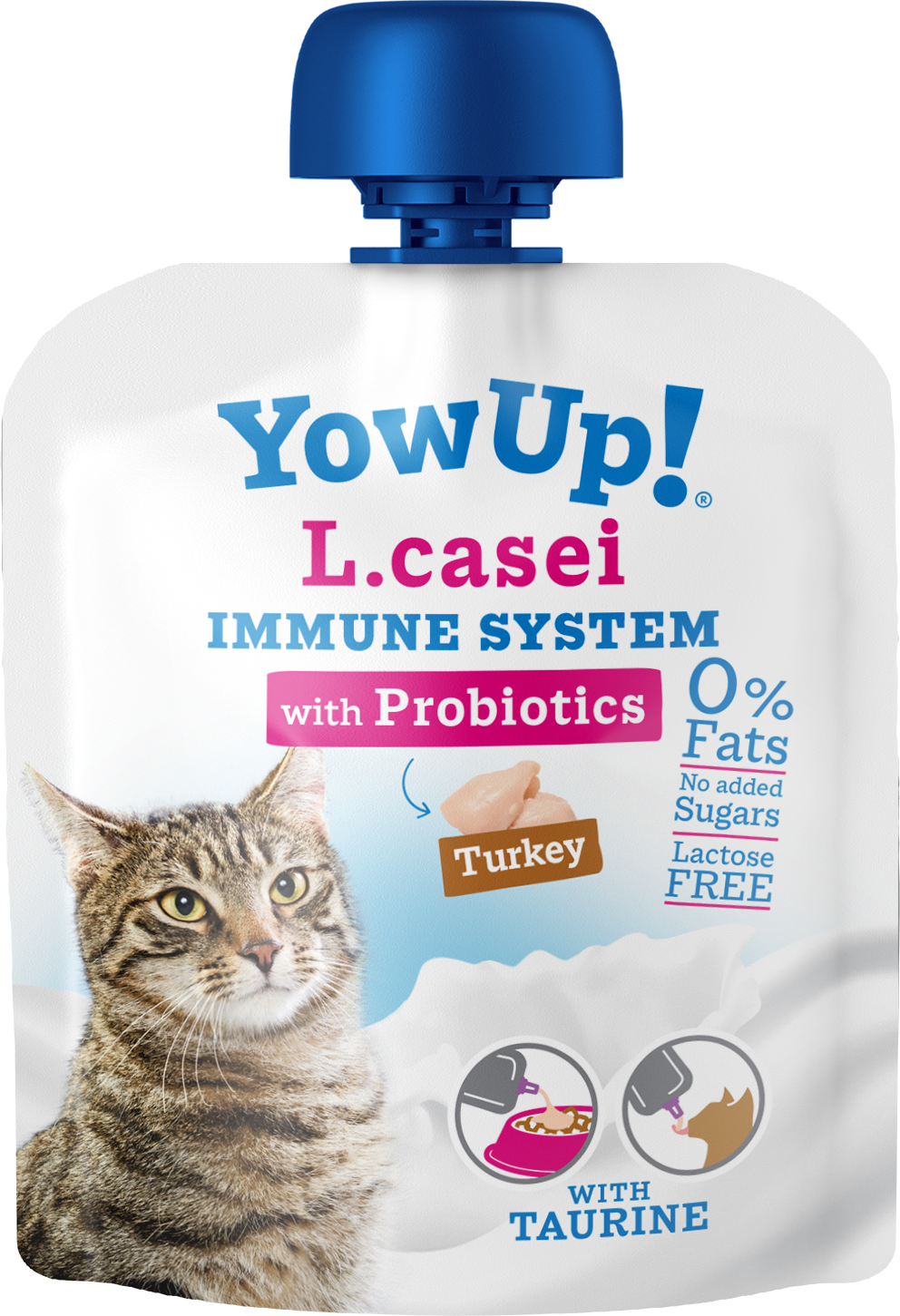 YowUp! L. Casei Immune System Turkey Katze