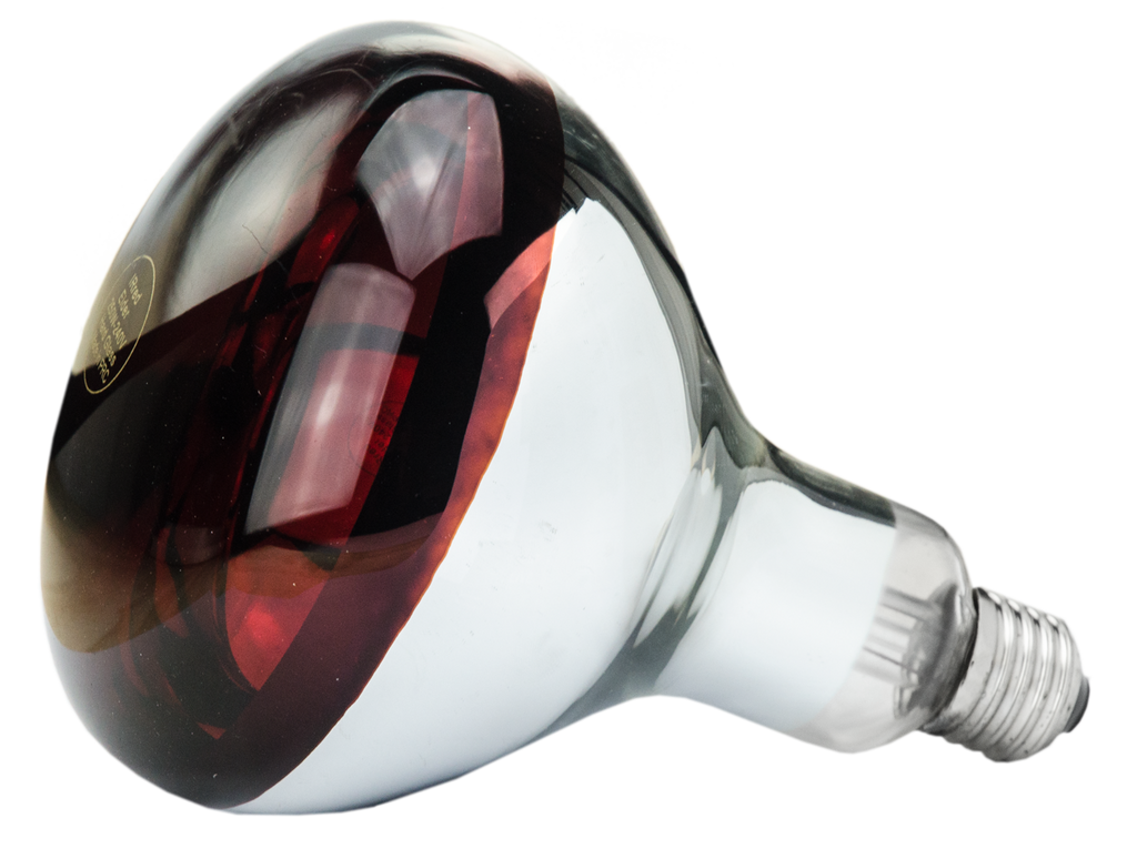 Hartglas Lampe 150 W - Rot
