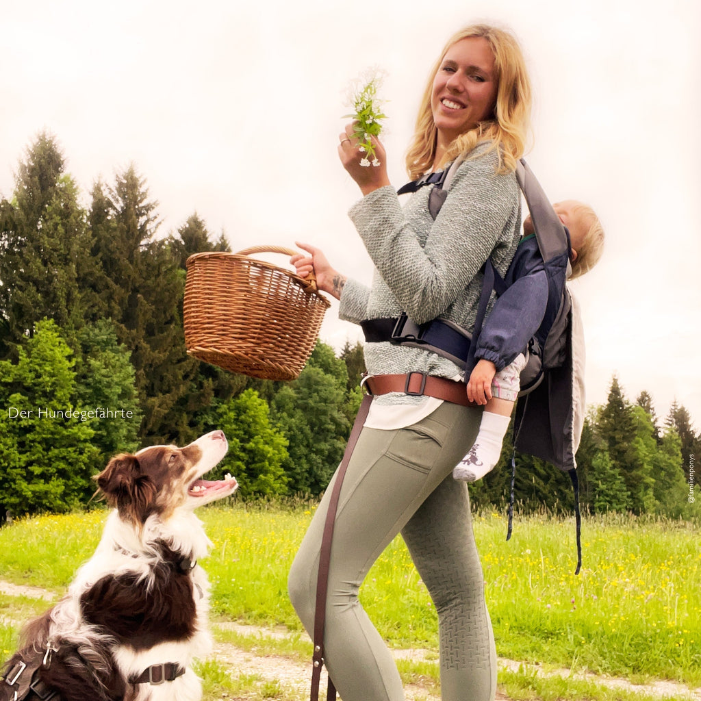 Leinen-Bauchgürtel CHILL  (BioThane®) 100-160 cm