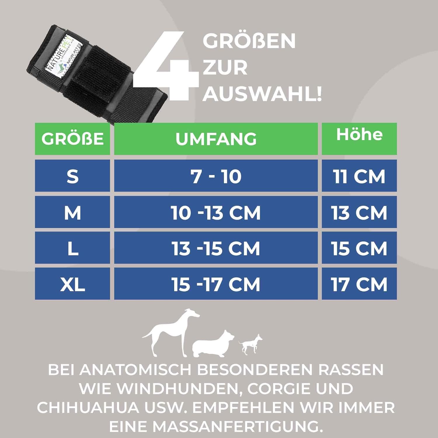 Medium Handgelenksbandage für Hunde - TierVita