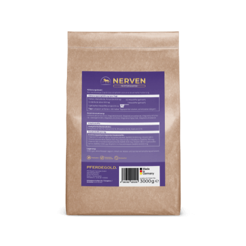 Pferdegold® Nerven 2.0 – Magnesium-Ergänzungsfutter für Pferde