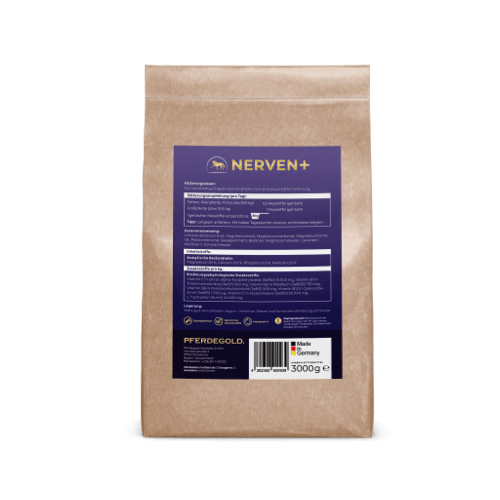 Pferdegold® Nerven+ mit Tryptophan – Ergänzung für nervöse Pferde