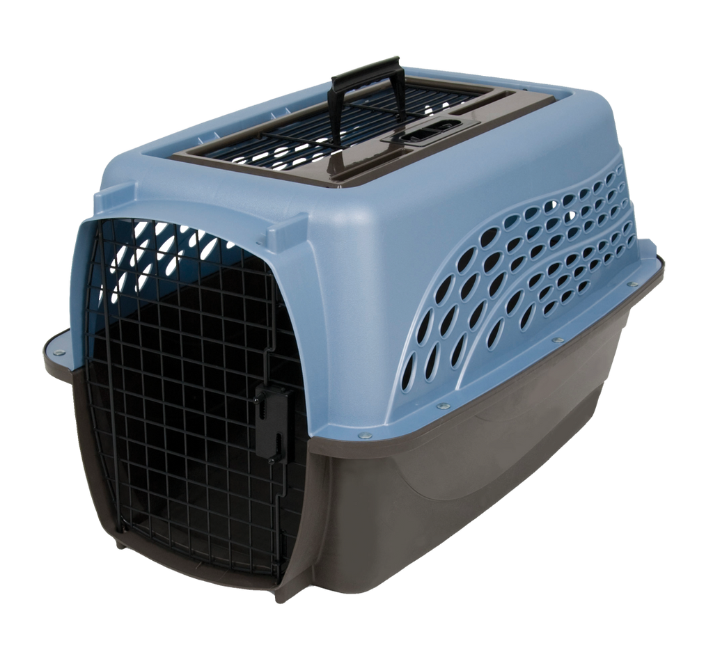 Petmate 2 Door Kennel Blau S