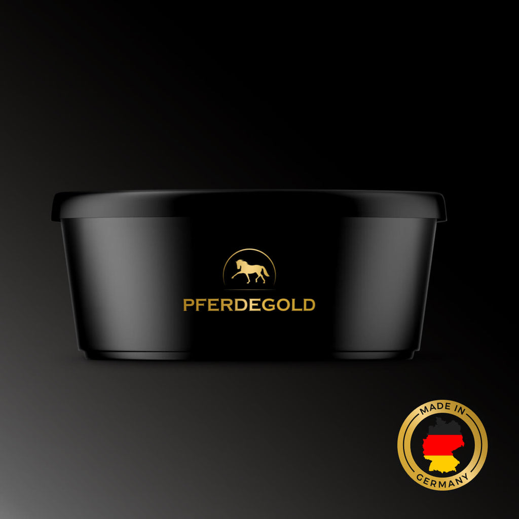 Pferdegold® Futterschüssel mit Deckel – Müslischale für Pferde 5 l