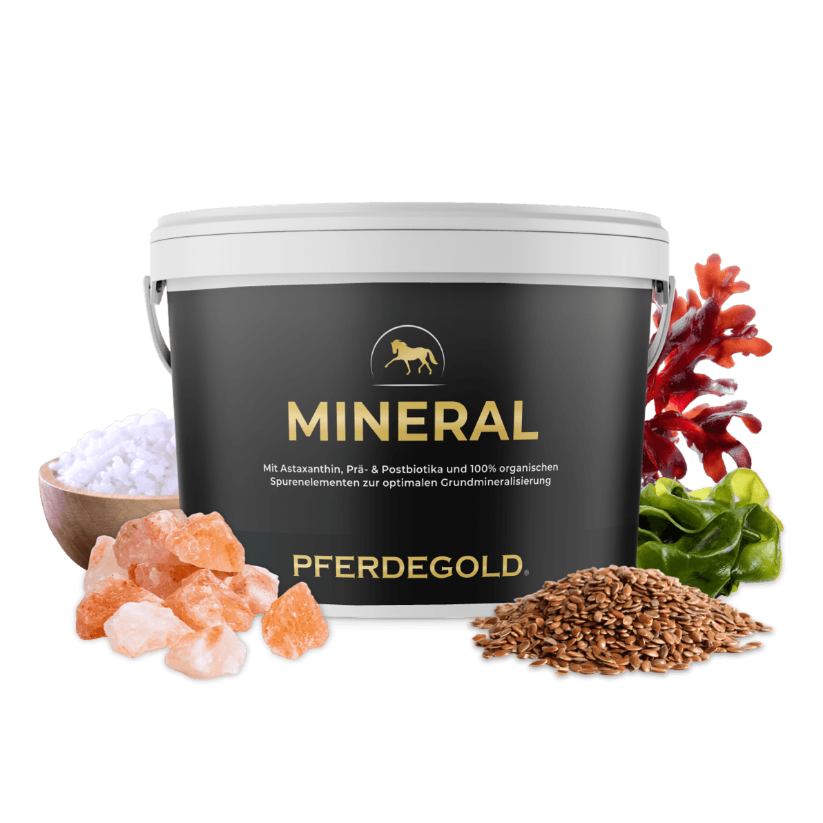 Pferdegold® Mineral 2.0 – Mineralfutter für Pferde mit Spurenelementen & Omega 3
