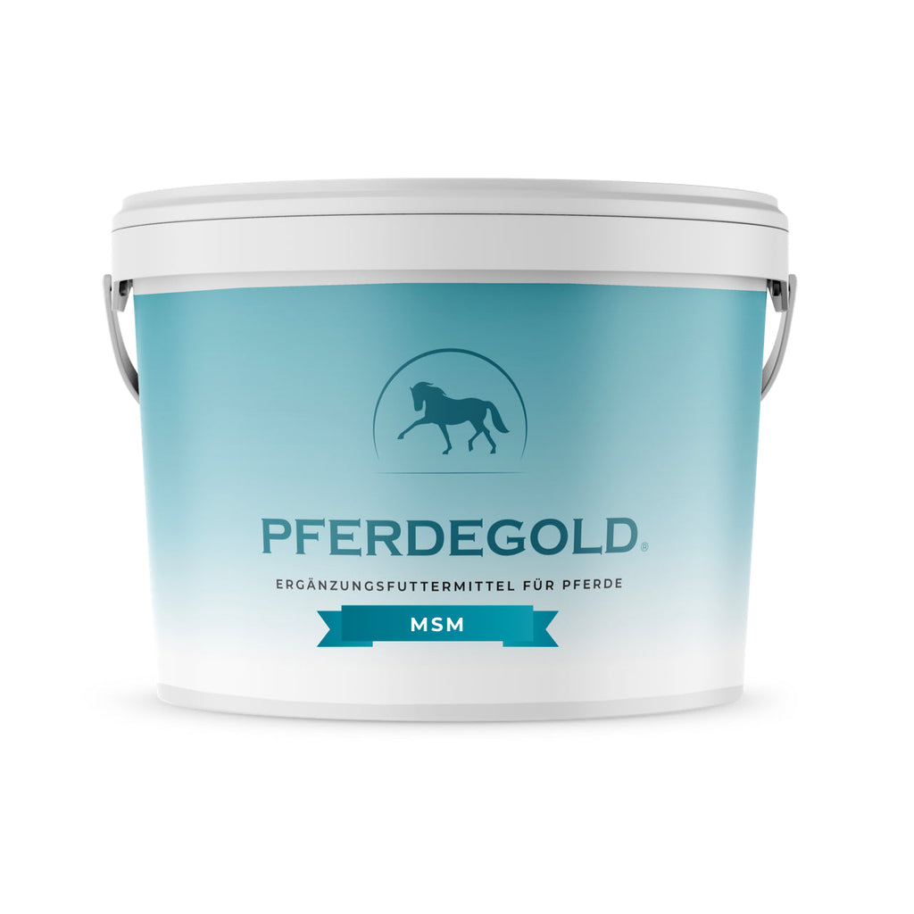 Pferdegold® MSM – Organischer Schwefel für Gelenke & Bindegewebe beim Pferd 1,5 kg