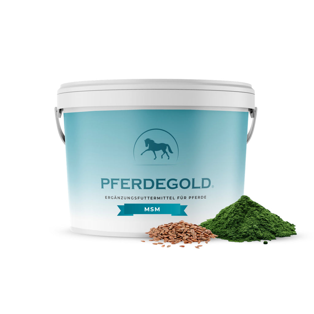 Pferdegold® MSM – Organischer Schwefel für Gelenke & Bindegewebe beim Pferd 1,5 kg