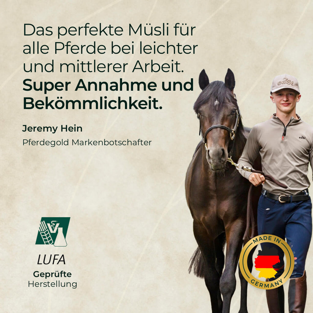 Pferdegold® Goldmüsli® Kräuter Glück – Kräutermüsli für Pferde