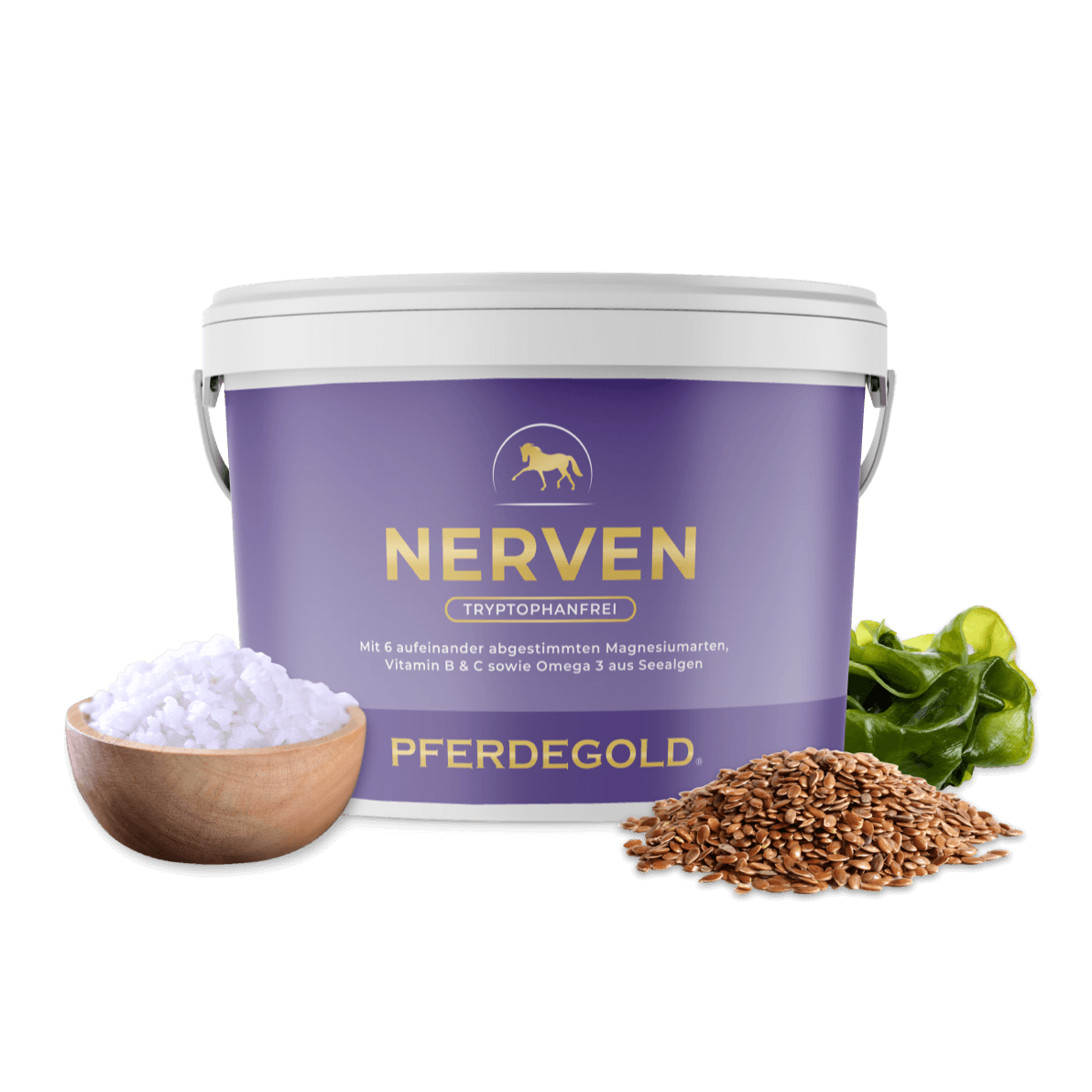 Pferdegold® Nerven 2.0 – Magnesium-Ergänzungsfutter für Pferde