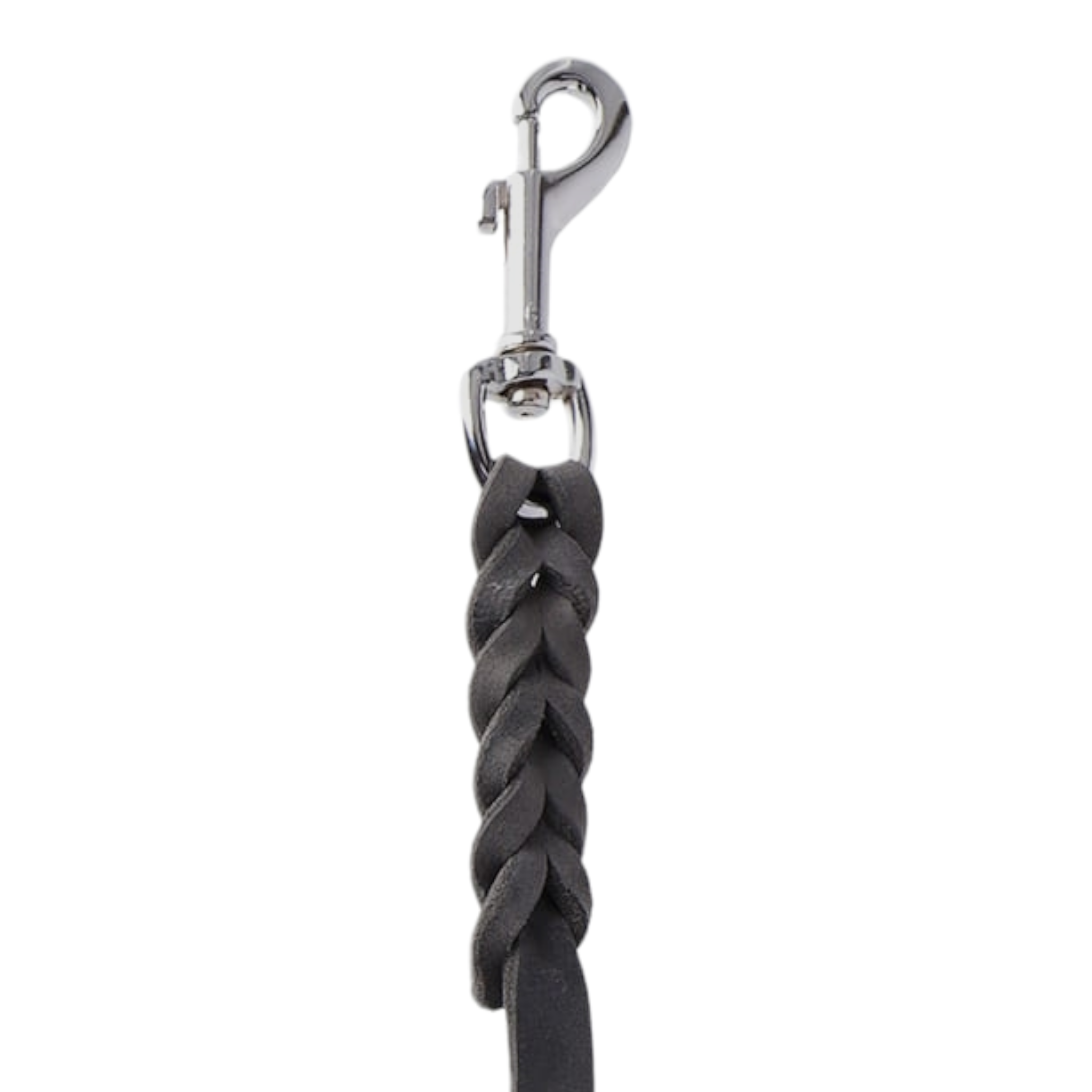 Hundeleine Soft Leder mit Handschlaufe und geflochtenen Element - TierVita
